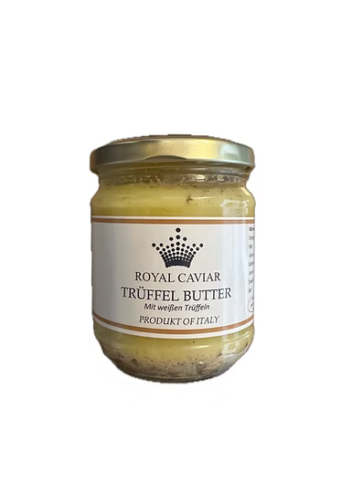 Trüffelbutter mit 6% weißen Trüffeln (160g Glas)